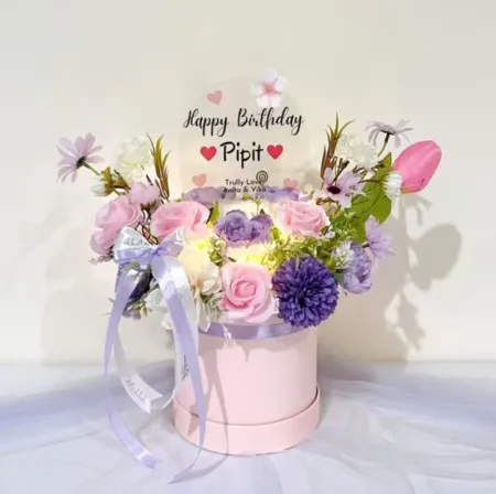 Bloom Box Akrilik Ucapan Ulang Tahun Padang Sidempuan